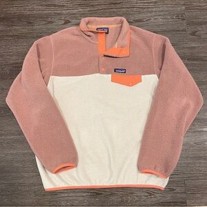 EUC Patagonia Synchilla Fleece Pullover Sweater Dusk Pink